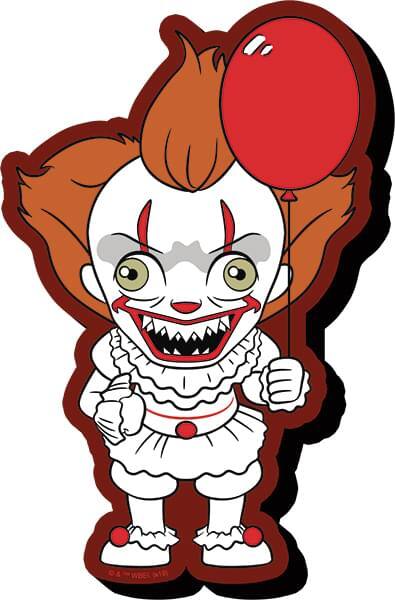 Front. NMR Distribution - IT Pennywise Chibi Funky Chunky Magnet - Red.