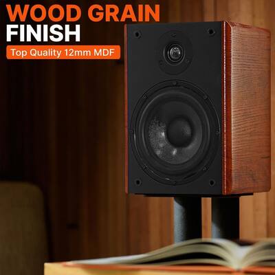 5.5 Inch 200W Bookshelf Speaker Two-Way HiFi Passive Speaker Fever Wooden Speaker 4 Surround Home Theater Speaker Sound Box - 44