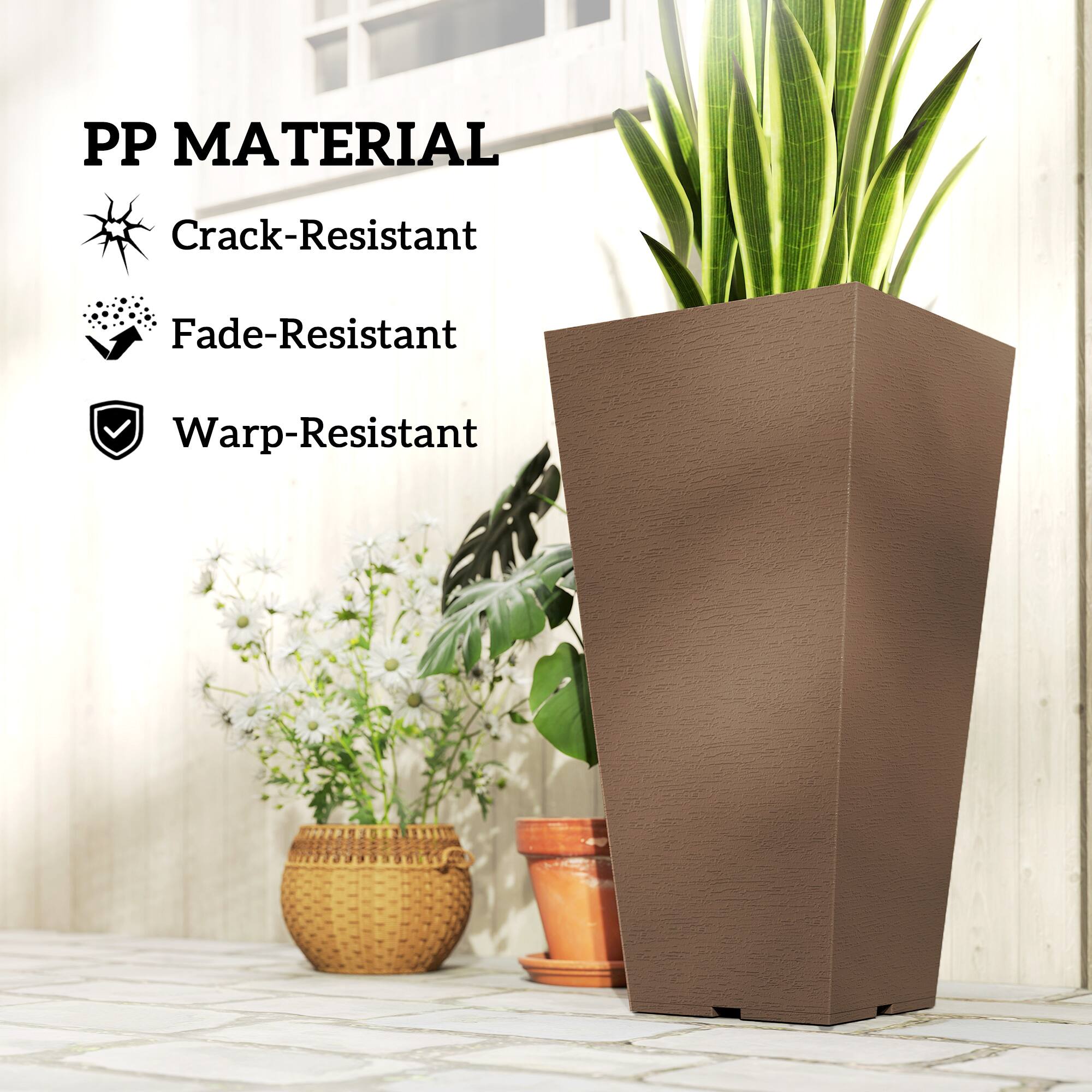 PP MATERIAL  
- Crack-Resistant  
- Fade-Resistant  
- Warp-Resistant