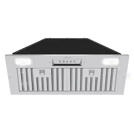 Front. Akicon - Akicon 30 in. 600 CFM Ducted Insert Range Hood in Stainless Steel - Stainless steel.
