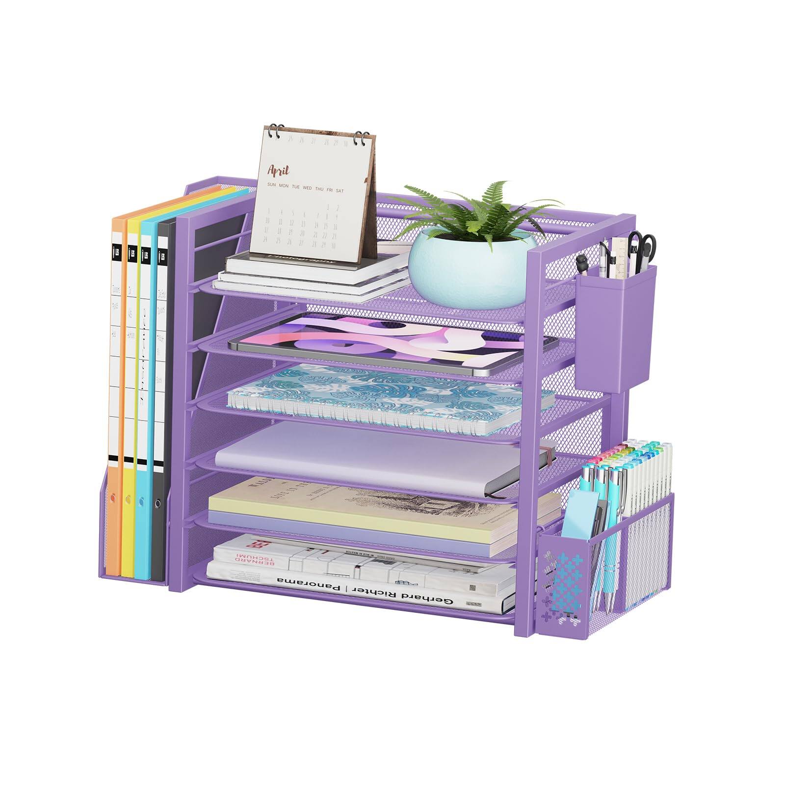 6 Tier Purple-File Holder