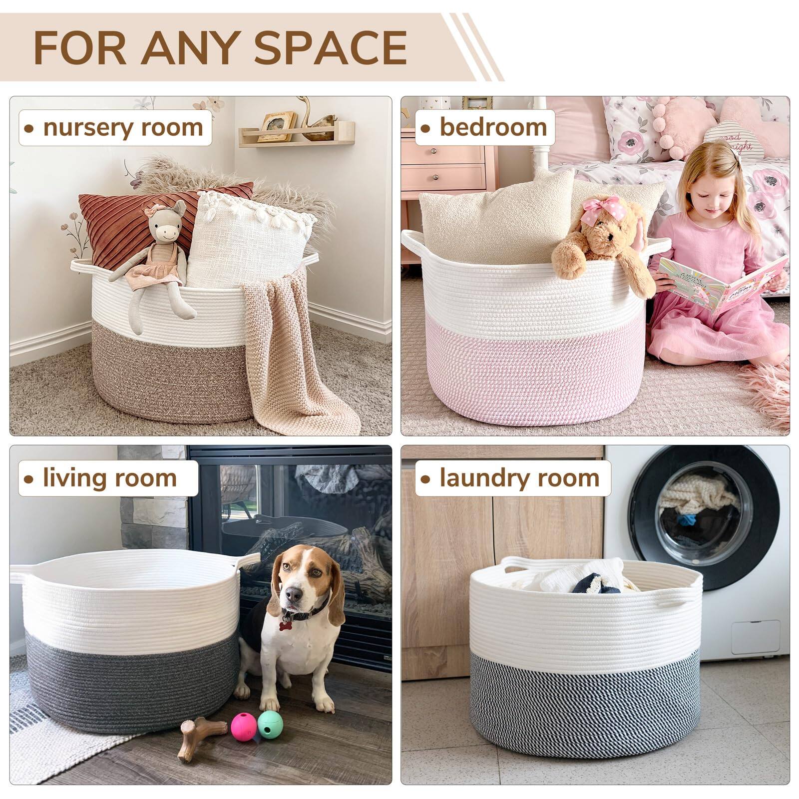 FOR ANY SPACE

- nursery room
- bedroom
- living room
- laundry room