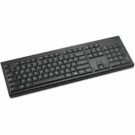 Kensington - KB150 EQ Wireless Keyboard - Wireless Connectivity - RF - 2.40 GHz - USB Type A Interface - 104 Key(s) - Black