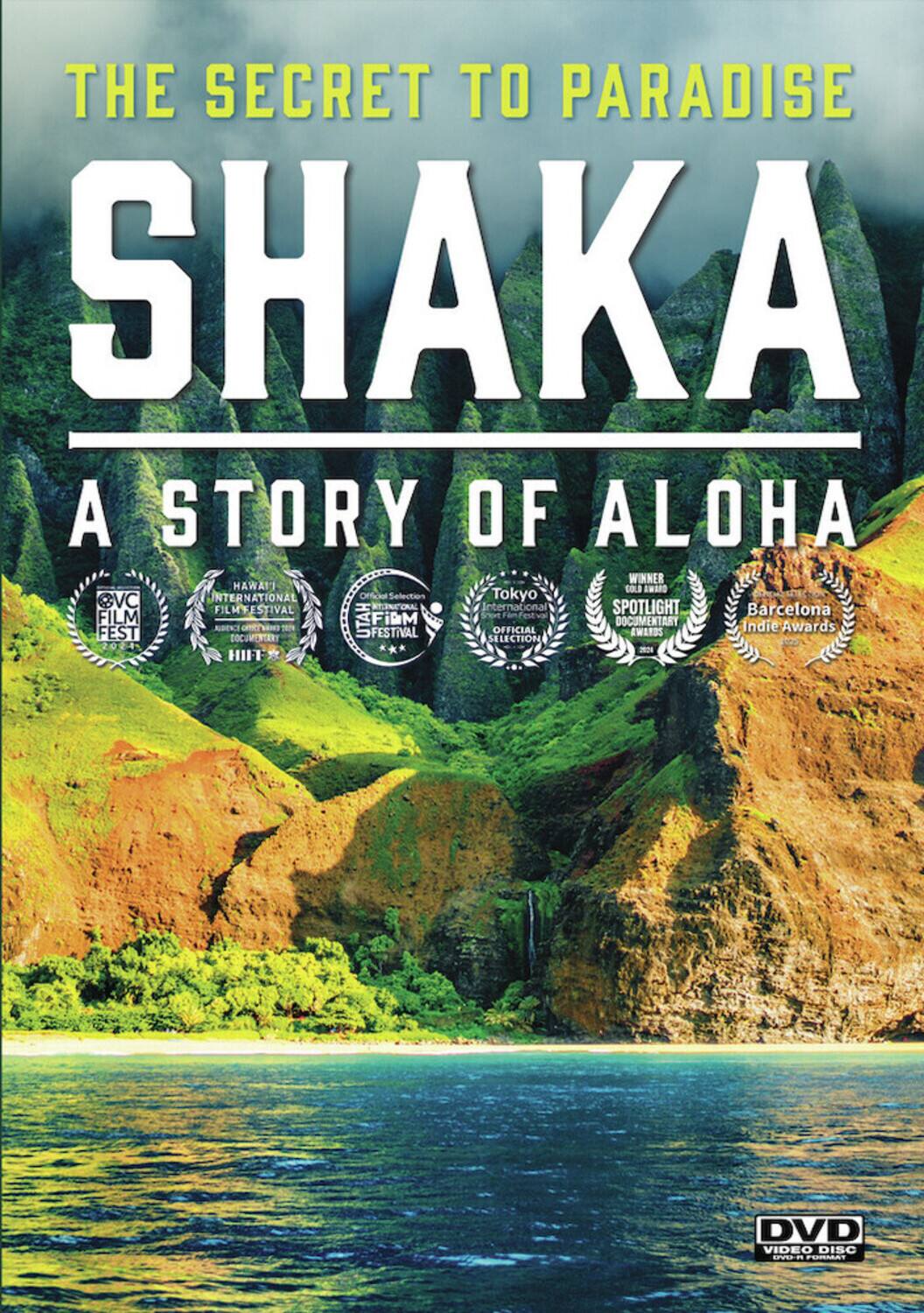 Front. Shaka, A Story Of Aloha   - DVD.