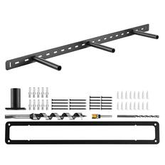 Front. VEVOR - Floating Shelf Bracket 1 Pack, 190 lbs/86 kg Weight Capacity, 34x6.2x1.5 inch / 863.6x157.4x38.1 mm - Black.