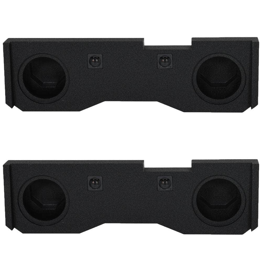 QPower - Q Power Dual 12" Q Bomb Subwoofer Box for GMC/Chevy 14-16 Cab Trucks (2 Pack)