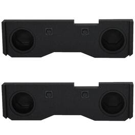 QPower - Q Power Dual 12" Q Bomb Subwoofer Box for GMC/Chevy 14-16 Cab Trucks (2 Pack)