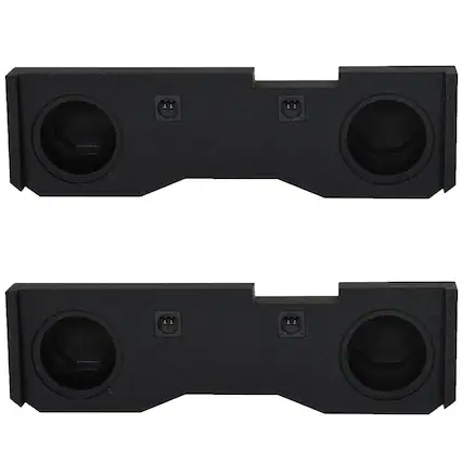 Front. QPower - Q Power Dual 12" Q Bomb Subwoofer Box for GMC/Chevy 14-16 Cab Trucks (2 Pack).