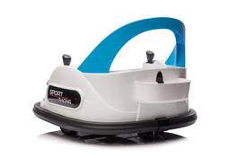 BreeBe - 12V Kids Ride On Bumper Car w/ Remote, LED Lights, 360° Spin, Anti-Collision Padding, 5-Point Belt, 1.5-5 Years - White