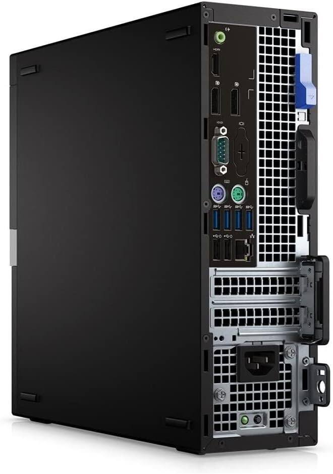 Alt View 1. Dell - Dell Optiplex 7040 SFF Desktop PC, Intel Core i5-6500, 16GB DDR4 RAM, 256GB SSD, USB WiFi, Keyboard & Mouse, Win11Pro - Black.