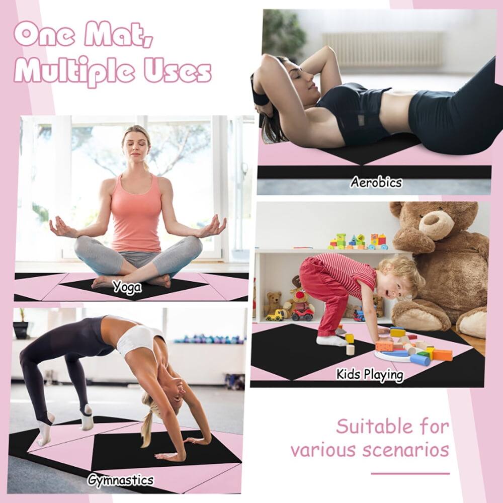 One Mat, Multiple Uses  
Aerobics  
Yoga  
Kids Playing  
Gymnastics  
Suitable for various scenarios