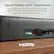 Highest-Quality Audio Transmission
With HDMI eARC, the surround sound system delivers the highest-quality audio for a truly premium listening experience.
HDMI TO TV (eARC) OPTICAL AUX FR FL SUB OUT TM HDMI