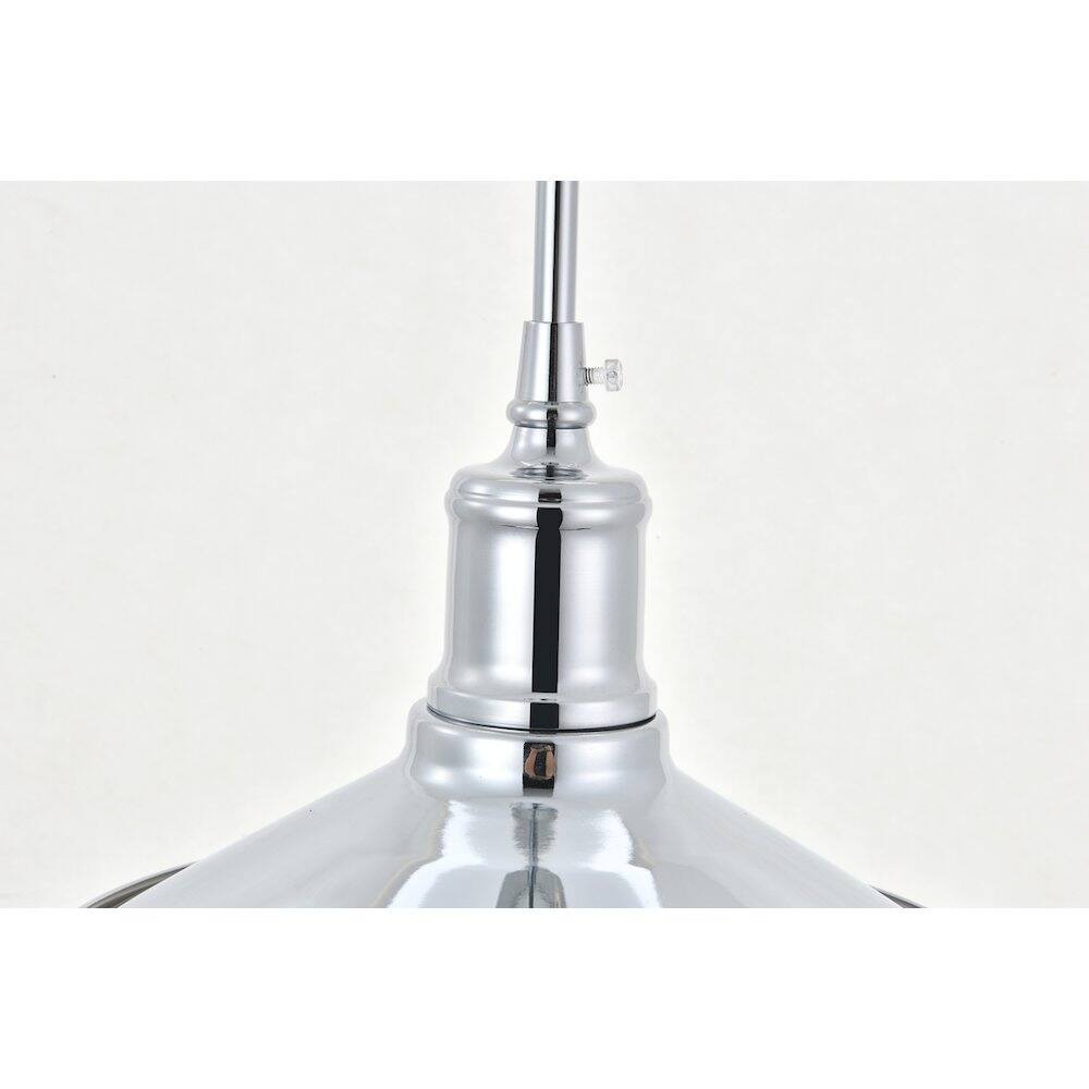 Alt View 1. Living District - Etude 1 Light Chrome Pendant - Chrome.