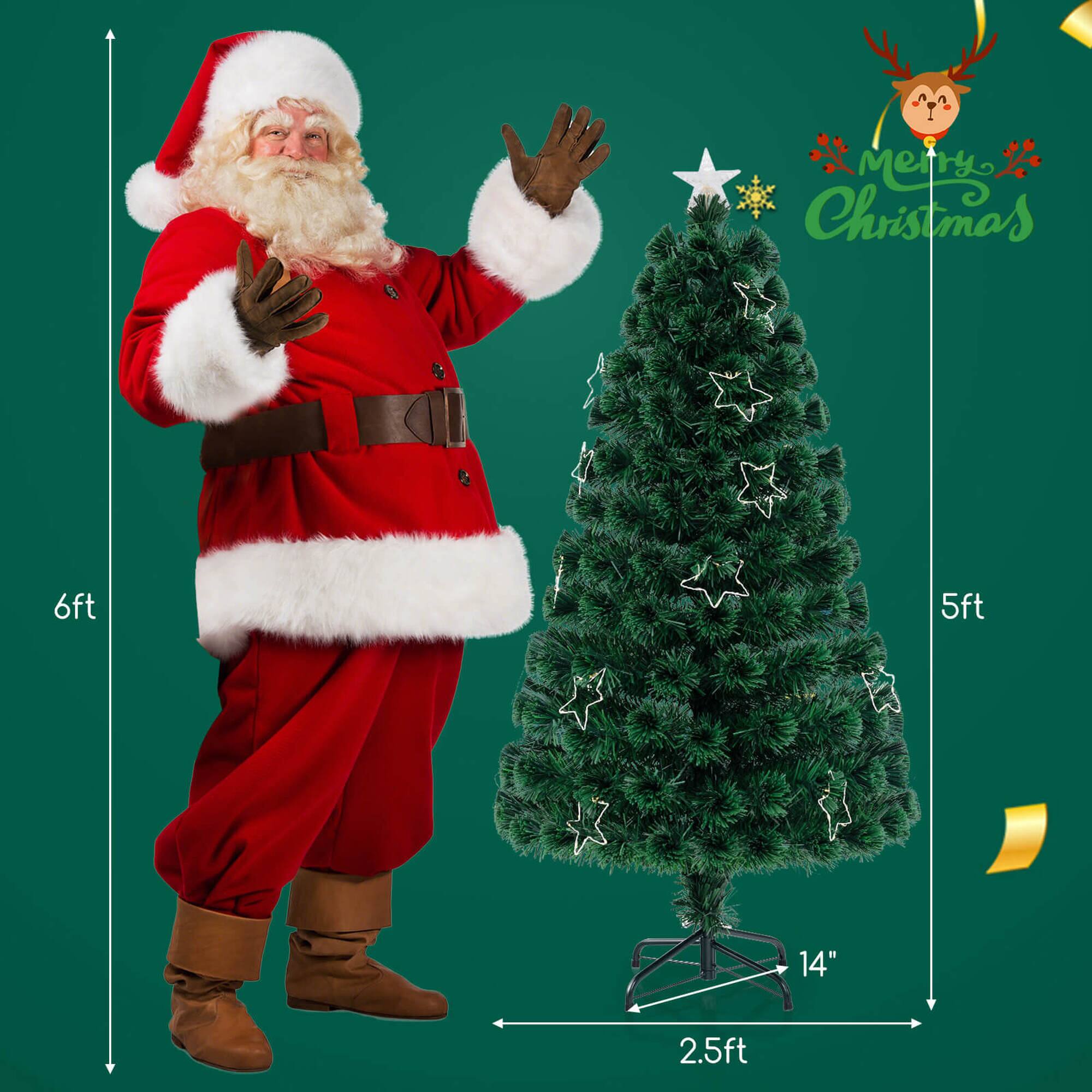Merry Christmas 6ft 5ft 14" 2.5ft