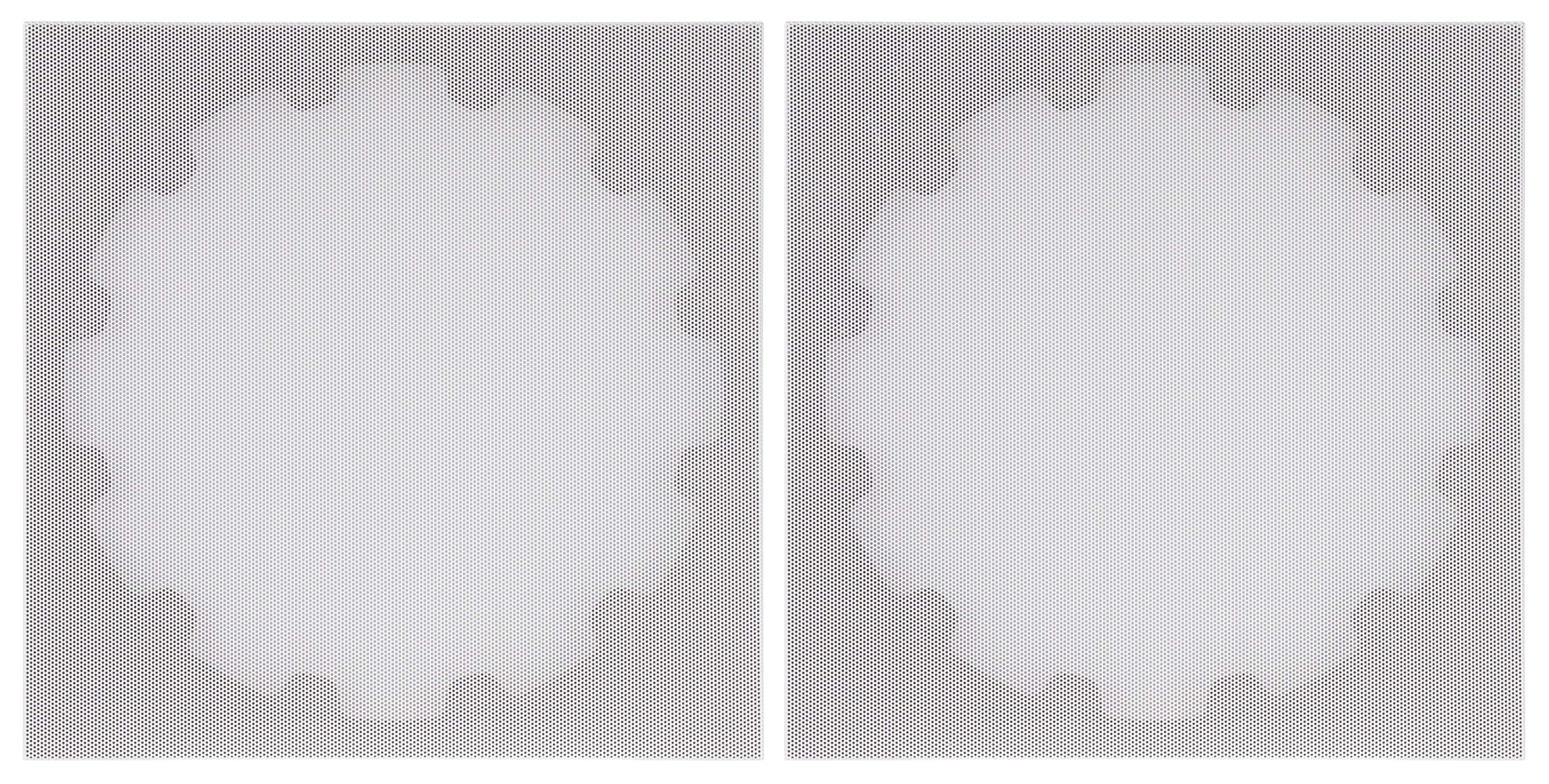 Sonance - XPC-8SQ-NT - Visual Experience Extreme 8" Large Trimless Square Adapter with Grille (2-Pack) - Paintable White