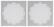 Front. Sonance - XPC-8SQ-NT - Visual Experience Extreme 8" Large Trimless Square Adapter with Grille (2-Pack) - Paintable White.