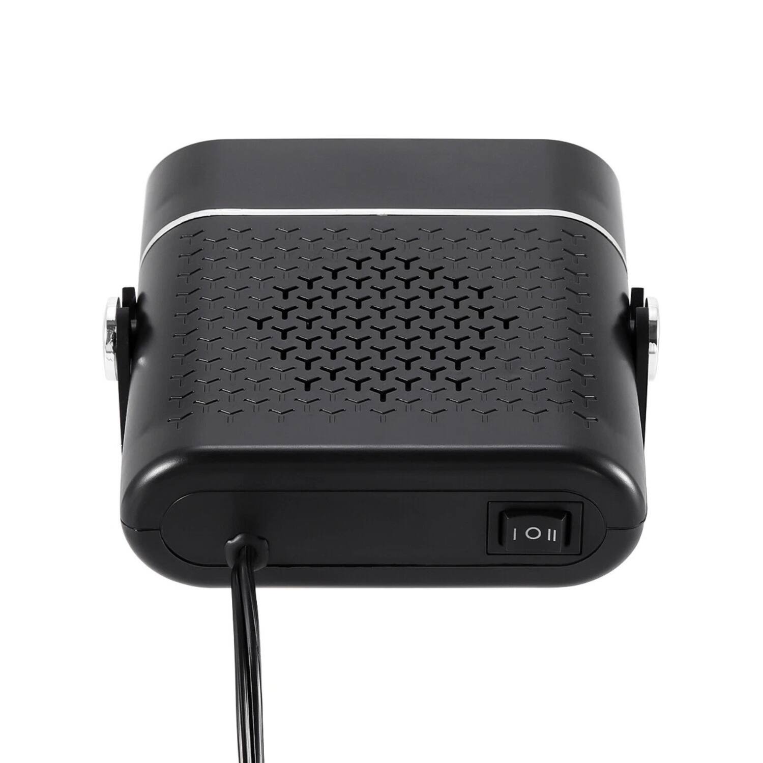 Back. Stock Preferred - 12V 200W Portable Electric Car Heater & Defogger Fan - Black.