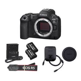 Canon - EOS R5 Mark II Mirrorless Camera Bundle with Extra LP-E6P Battery (Black)