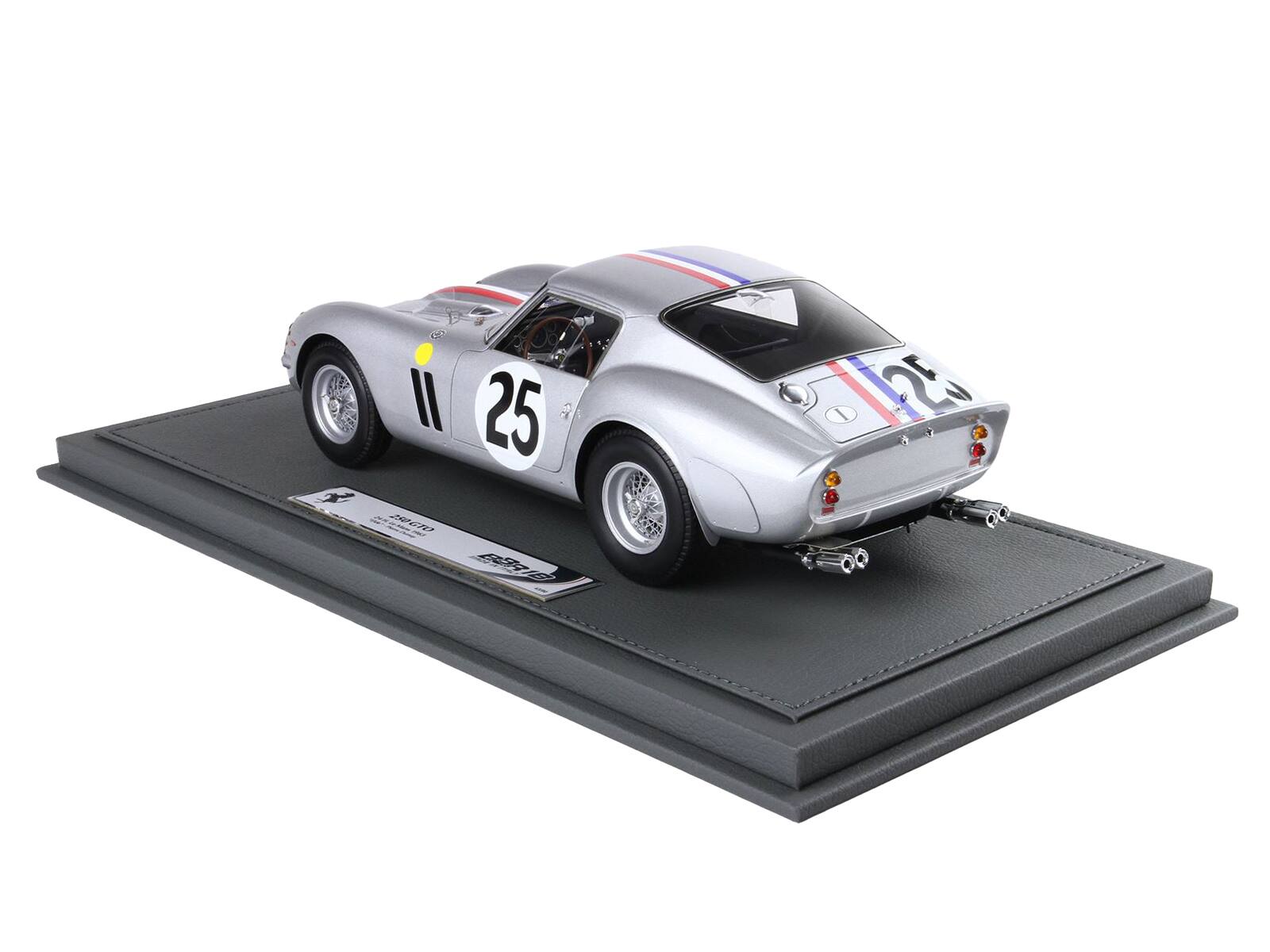 Alt View 5. BBR - Ferrari 250 GTO #25 Elde - Pierre Dumay "24 Hours of Le Mans" (1963) w/DISPLAY CASE Ltd Ed 90 pcs 1/18 Model Car by BBR.