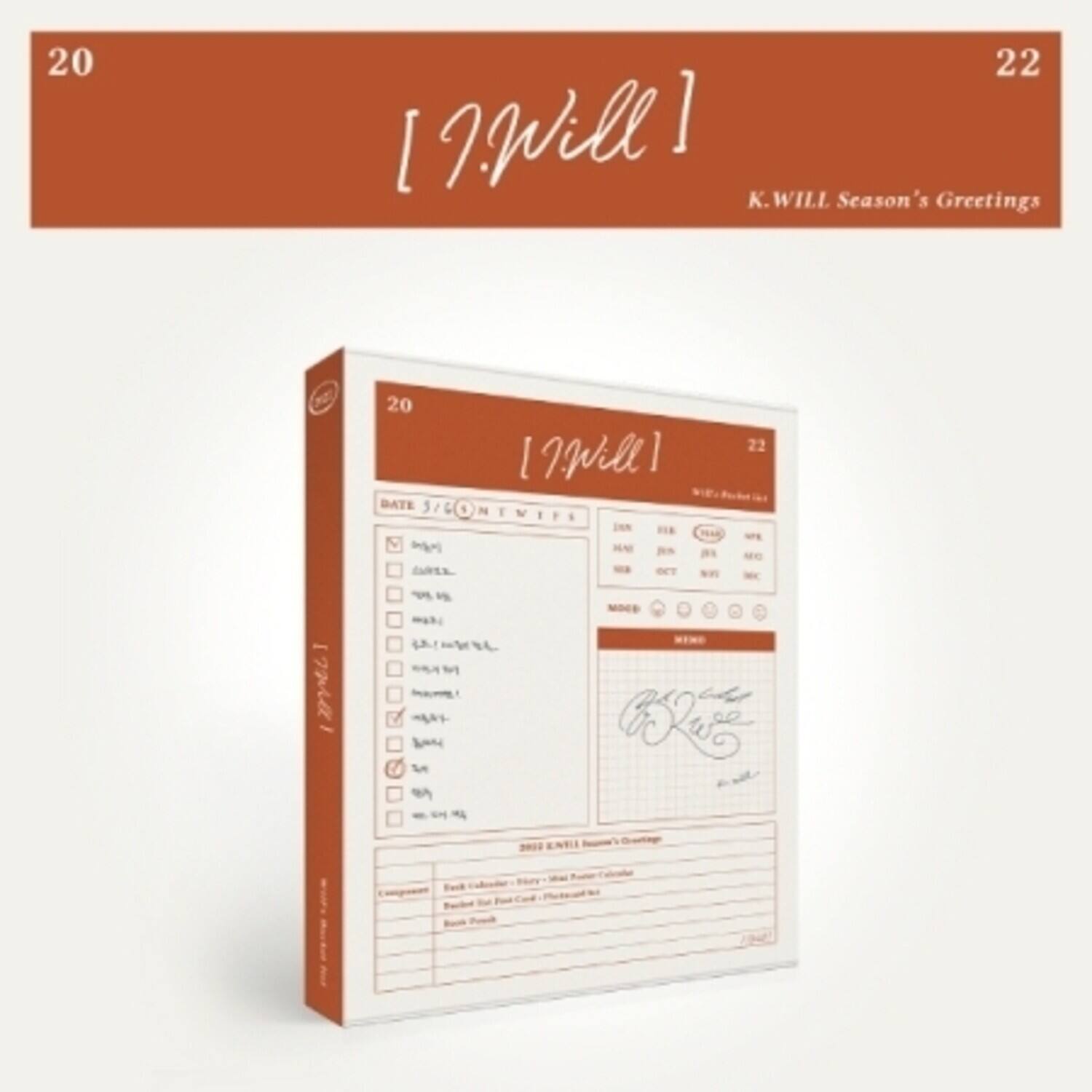 2022 Season's Greetings (incl. Desk Calendar, Diary, Mini-Poster Calendar, Bucket List Postcard, 12pc- COLLECTABLES
