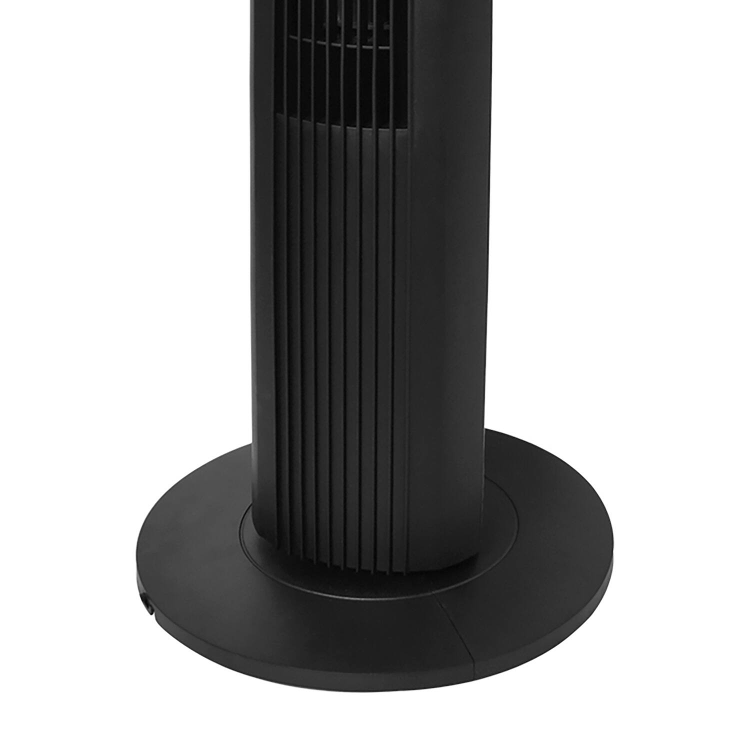Alt View 2. Seasons Comfort - 40" Oscillating Tower Fan, Remote, Model FTW40B - Black.
