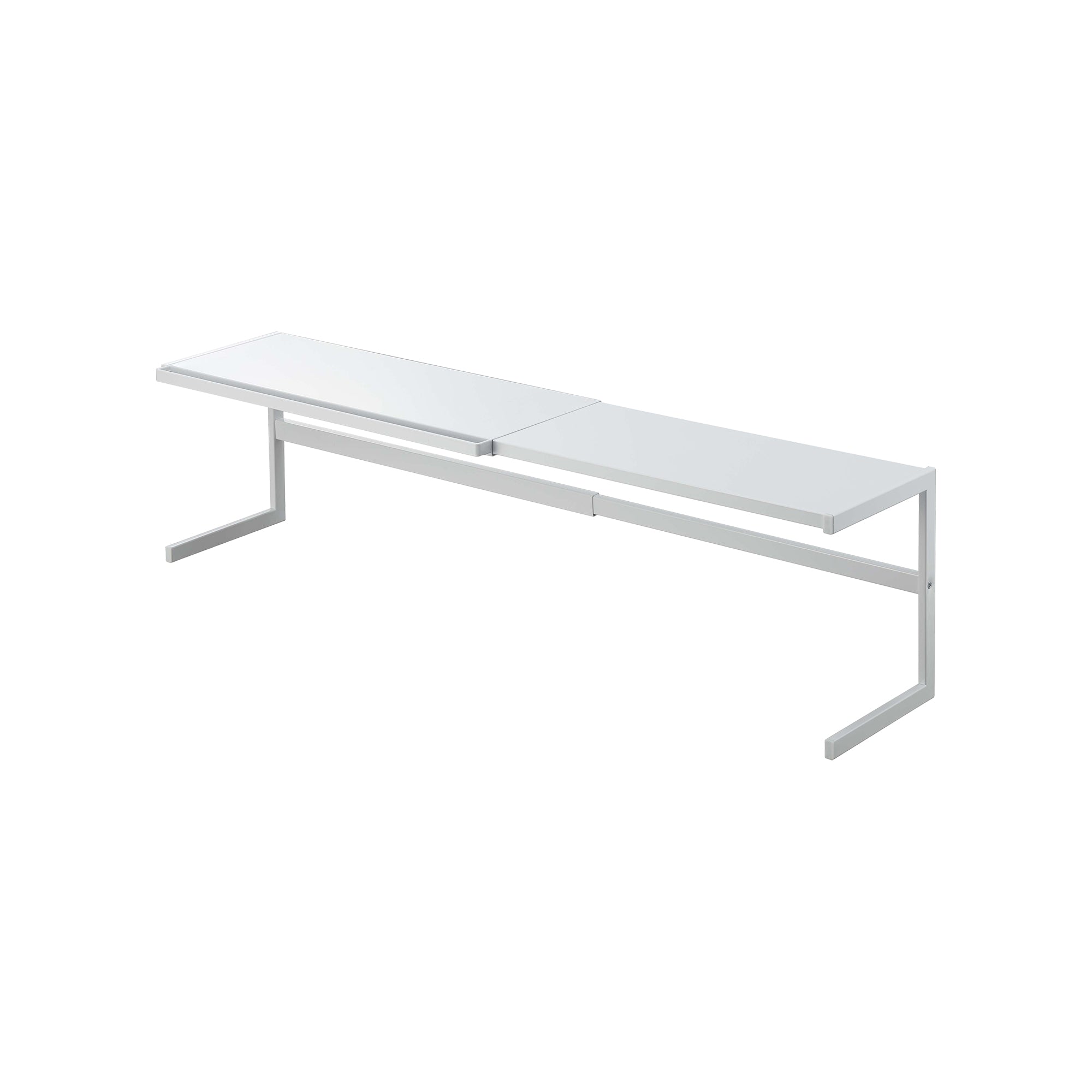 Alt View 6. Yamazaki Home - Expandable Countertop Shelf - Steel - Black.
