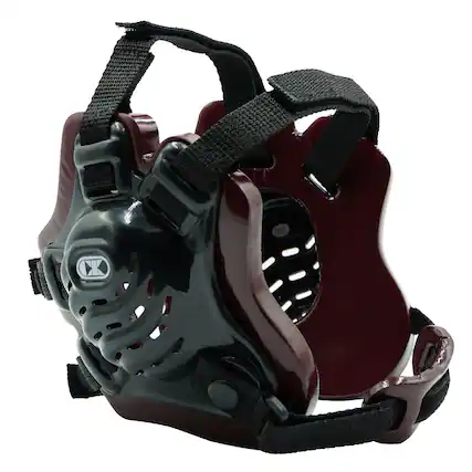 Front. Cliff Keen - Cliff Keen F5 Tornado Wrestling Headgear - Black/Maroon/Black - Black/Maroon/Black.