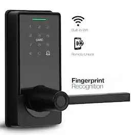Dalton - Z08 Wifi Lever Smart Door Lock - Black