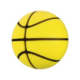 Unique Bargains - Silent Basketball Size 3 (7.1") Quiet Basketball High Density Foam No Noise 3D Groove Bouncing Ball with Net Bag - Lemon Yellow