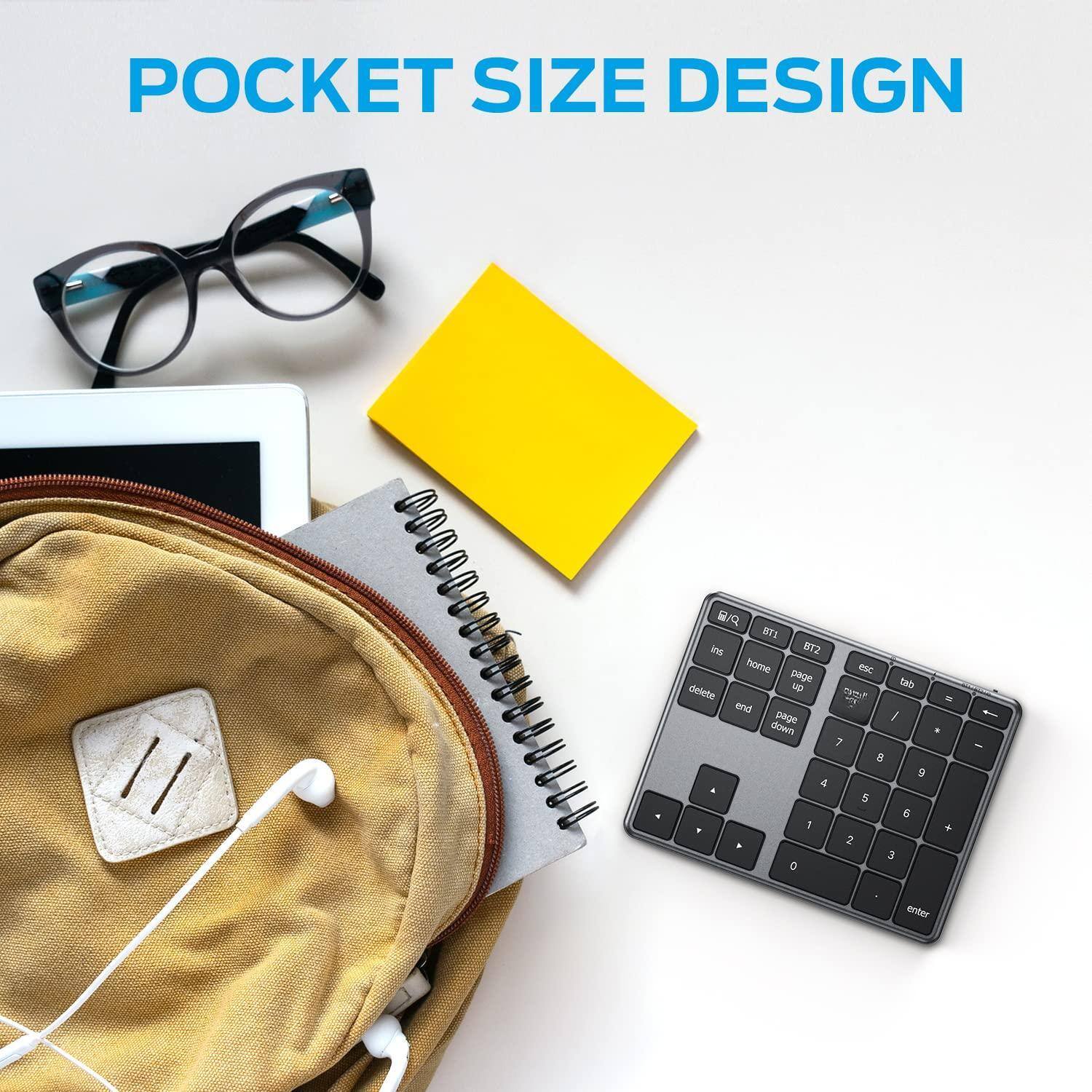 POCKET SIZE DESIGN

BT1 BT2

ins home page tab delete end page up down

7 8 9 4 5 6 1 2 3 enter