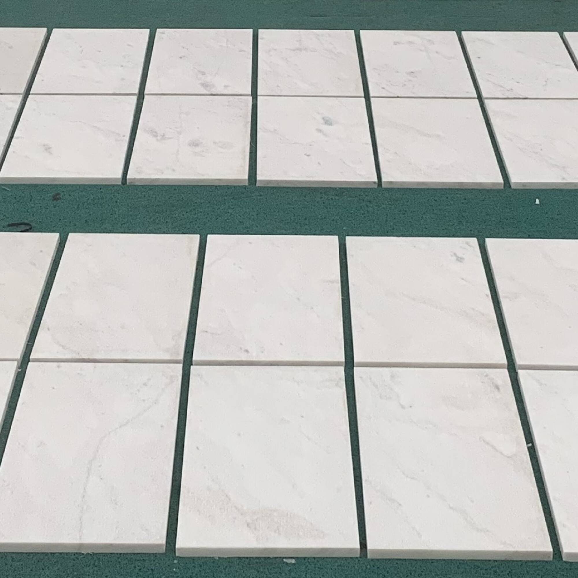 Alt View 8. GOODSILO - Premium FS Textured Finished Natural Marble Tiles for Elegant Wall Decorations - White+Natural.