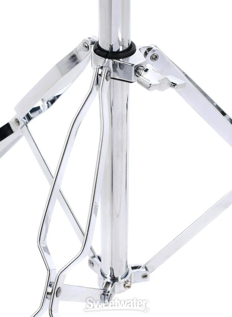 Alt View 1. Gibraltar Hardware - Large Fiberglass Percussion Table with Felt-Lined Surface, Height-Adjustable Double-Braced Tripod Stand.