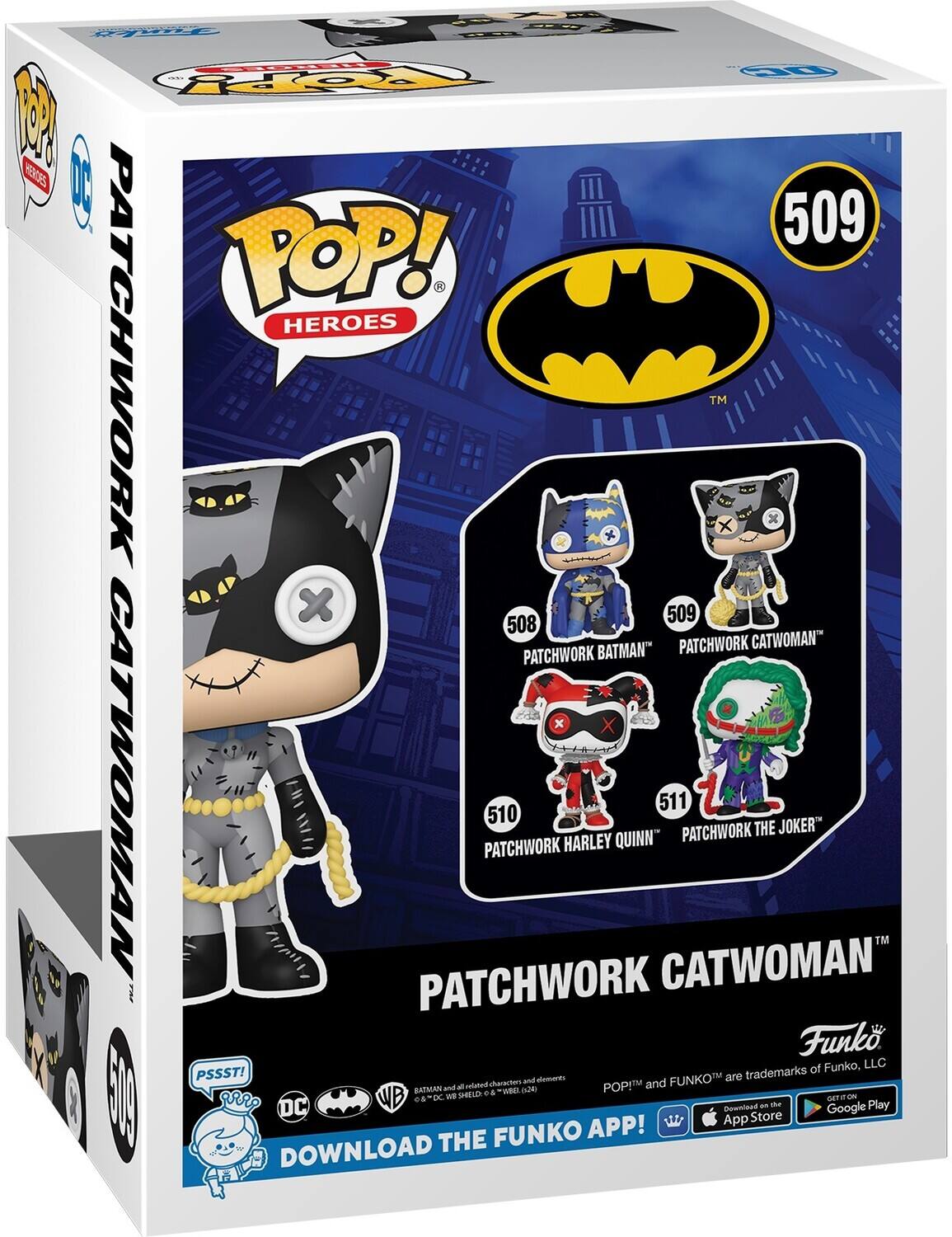 PATCHWORK BATMAN & CATWOMAN セット Funko POP! Animation: Patchwork Catwoman COLLECTIBLES Multicolor