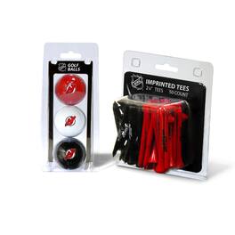 Team Golf - New Jersey Devils 3-Golf Ball & 50-Golf Tee Set - Multicolor