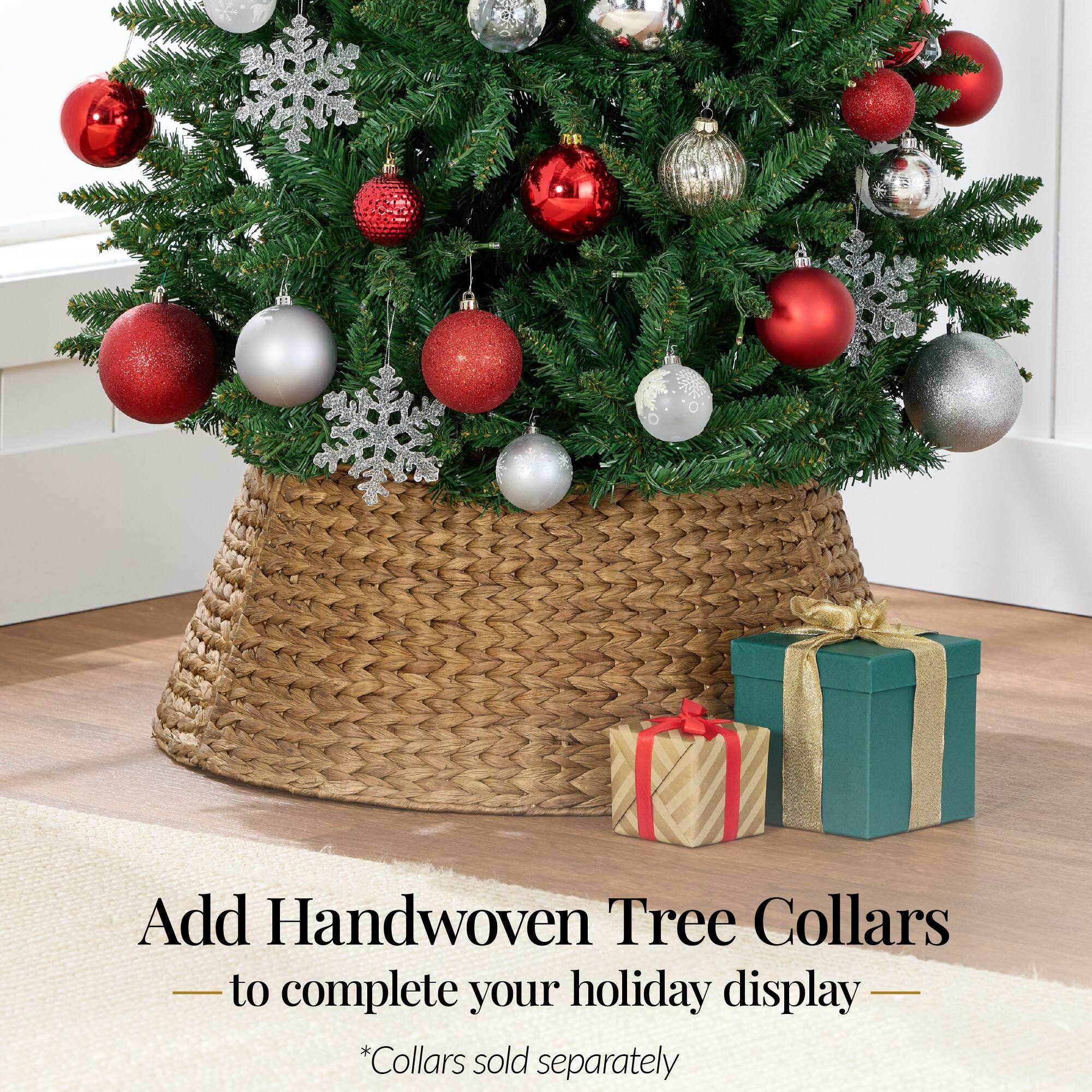 Add Handwoven Tree Collars - to complete your holiday display - *Collars sold separately