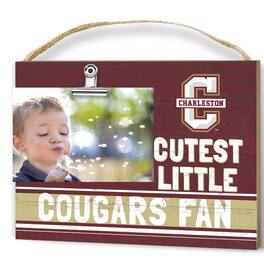 Jardine - Charleston Cougars 8'' x 10'' Cutest Little Team Logo Clip Photo Frame - Maroon