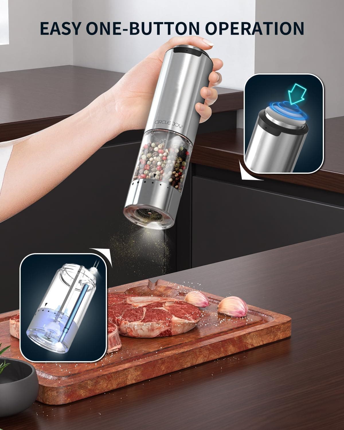 EASY ONE-BUTTON OPERATION