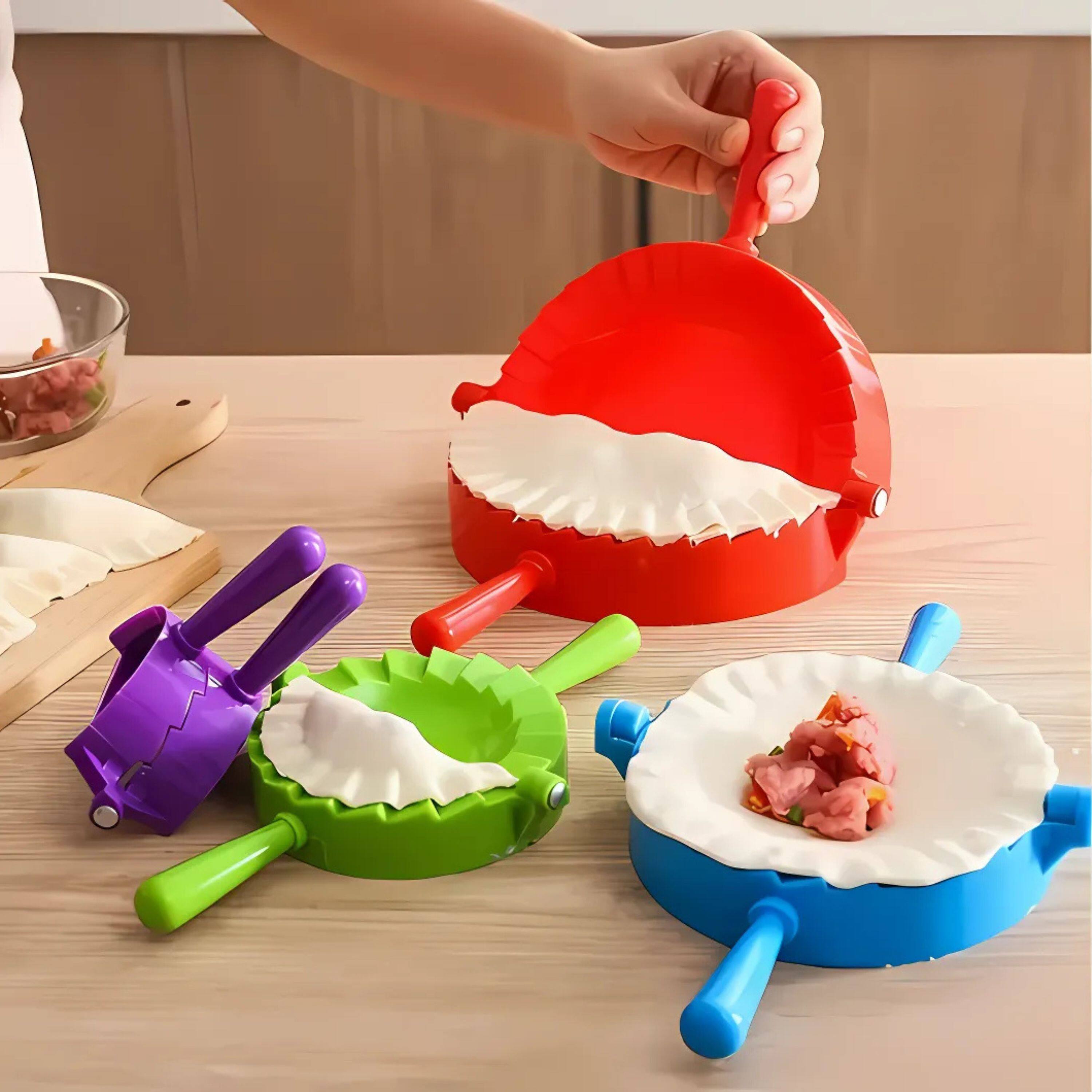 Back. Kitcheniva - Plastic Dumpling Maker Set 4 Pcs.
