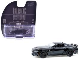 2024 Ford Mustang GT Coupe " Bandit" Series 30 1/64 Diecast Model Car by Greenlight - Black