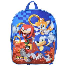 Sonic - the Hedgehog 15" Blue School and Travel Backpack ages 3+ - Assorted Pre-Pack