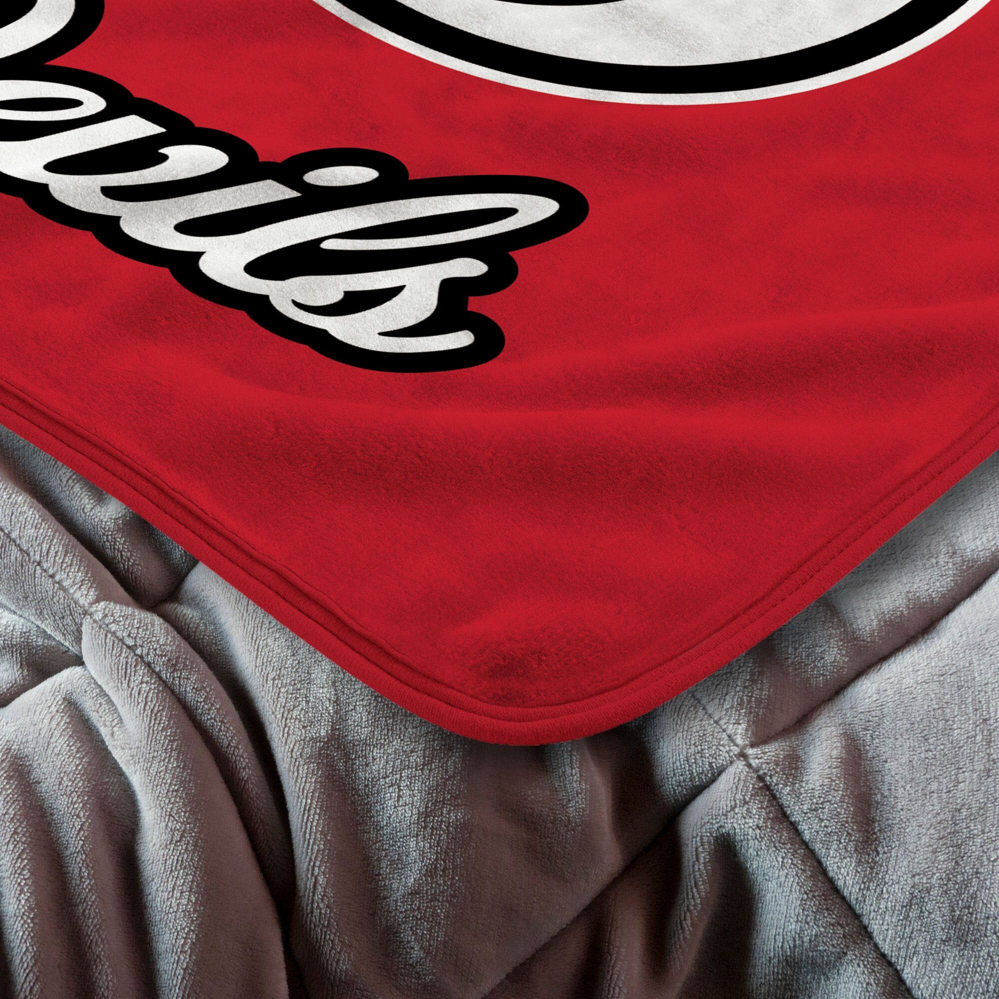 Alt View 1. Sweet Home Collection - NHL New Jersey Devils 46" x 60" Microfiber Plush Throw Blanket - Red.