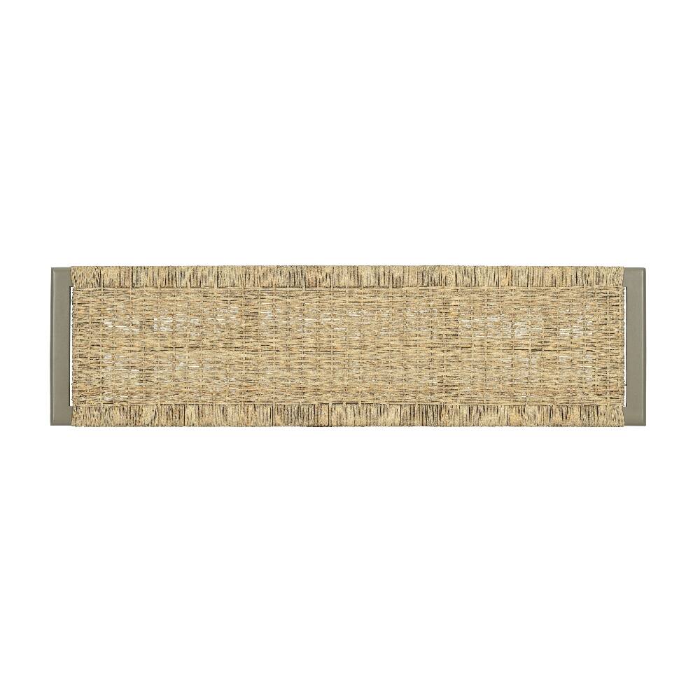 Back. Ropilly - Ropilly 59 Inch Solid Wood Rattan Bench Farmhouse Modern Indoor Outdoor Entryway Bench Champagne Finish - Champagne.