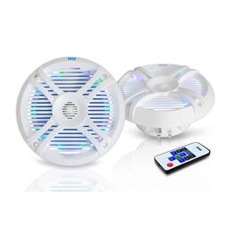 Pyle - 6.5” Dual Waterproof Marine Speakers - 250W