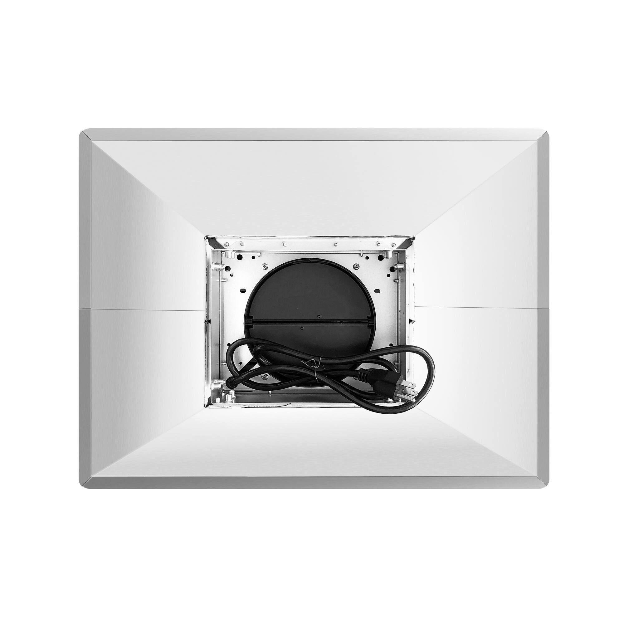 Alt View 4. COSMO - COS-63ISS75-DL 30 in. Lumin Collection 380 CFM Ductless Island Range Hood, Soft Touch Controls, LED Lights - Stainless Steel.