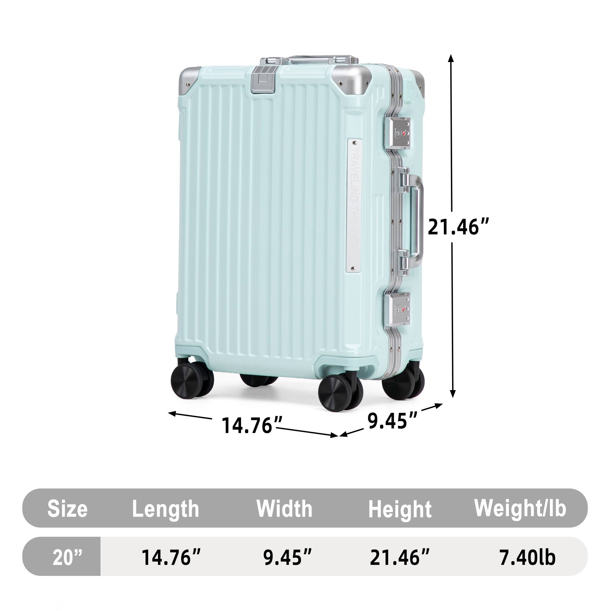 THE TRAVELING WOF

Size: 20"
Length: 14.76"
Width: 9.45"
Height: 21.46"
Weight/lb: 7.40lb
