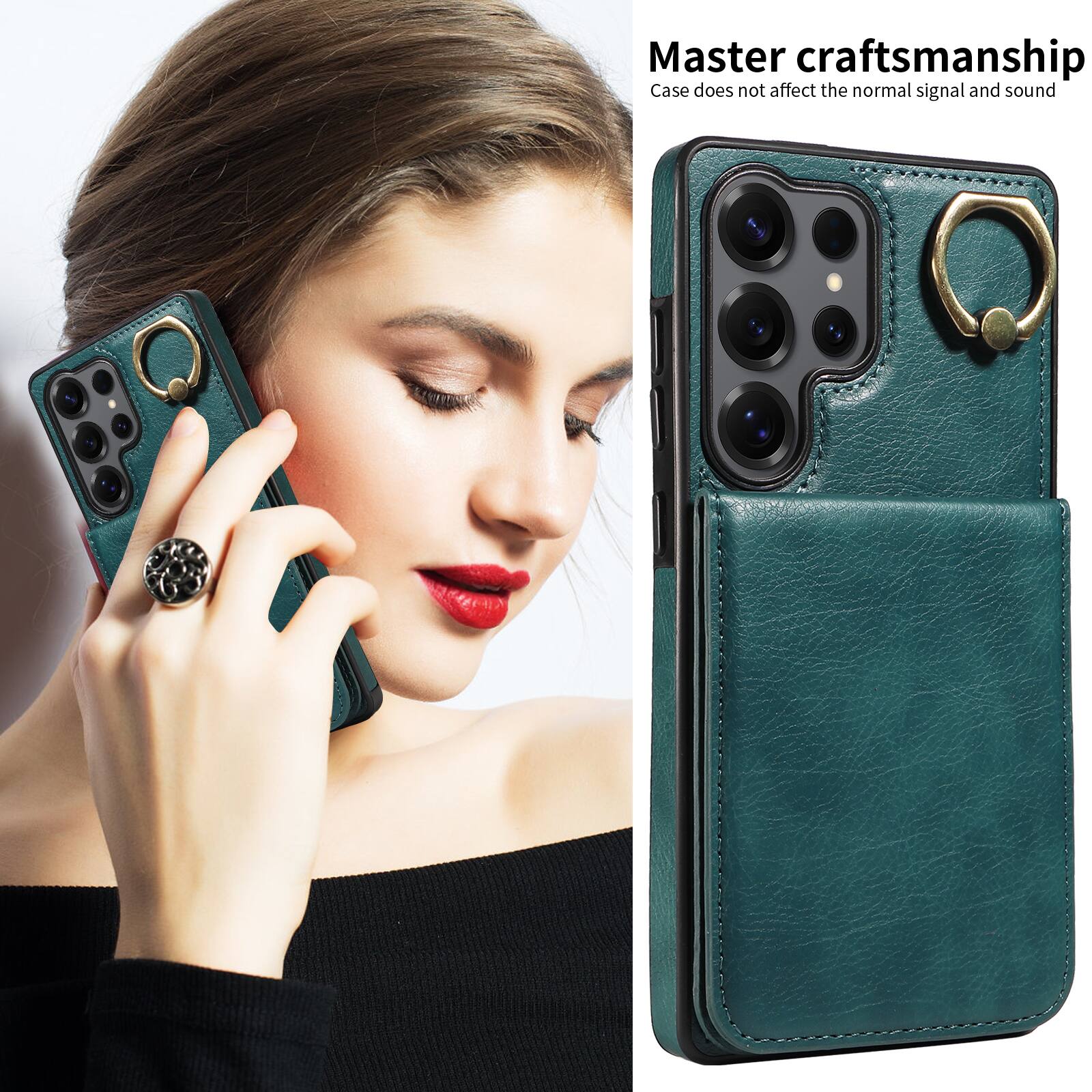 Master craftsmanship  
Case does not affect the normal signal and sound