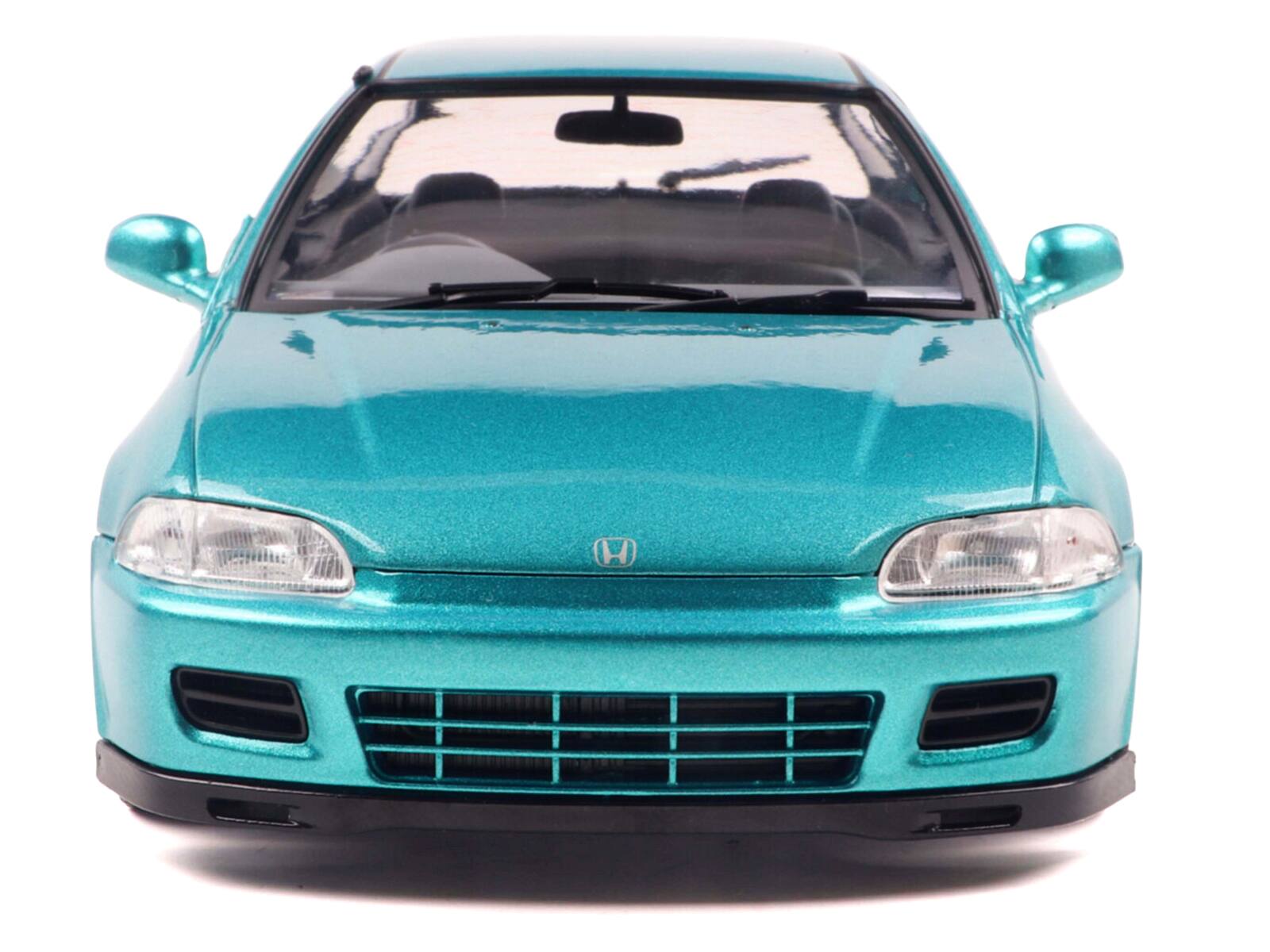 Alt View 6. Solido - 1991 Honda Civic (EG6) RHD (Right Hand Drive) Aztec Green Metallic 1/18 Diecast Model Car by Solido.