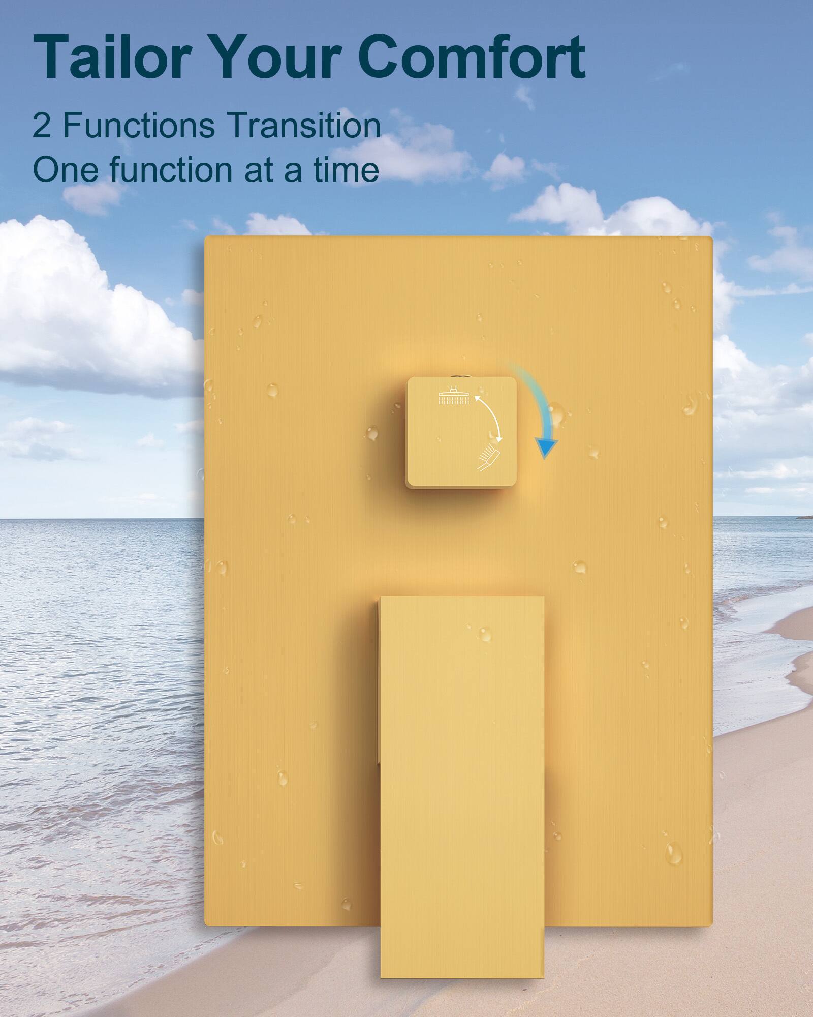 Tailor Your Comfort  
2 Functions Transition  
One function at a time