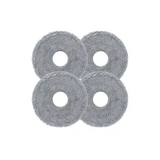 Front. Roborock - 4-Pack Robotic Vacuum Cleaner Parts-Anti-bacterial Rotating Mop For Saros Z70,Saros 20X, Qrevo 2 Prolite.