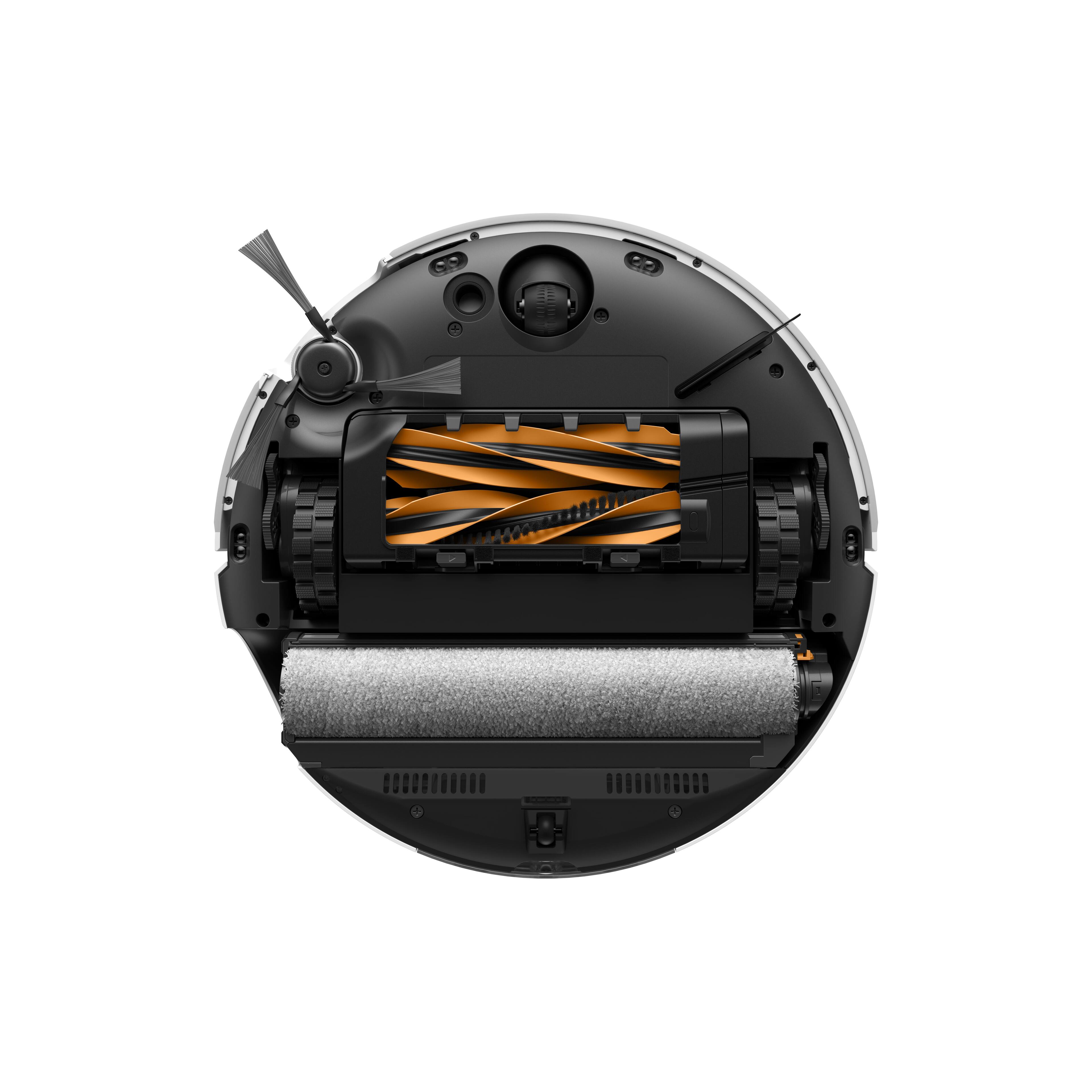 Alt View 2. MOVA - Z60 Ultra Roller SA Robot Vacuum and Mop,Edge-to-Edge Cleaning, Pet Hair and Carpet Friendly - White.